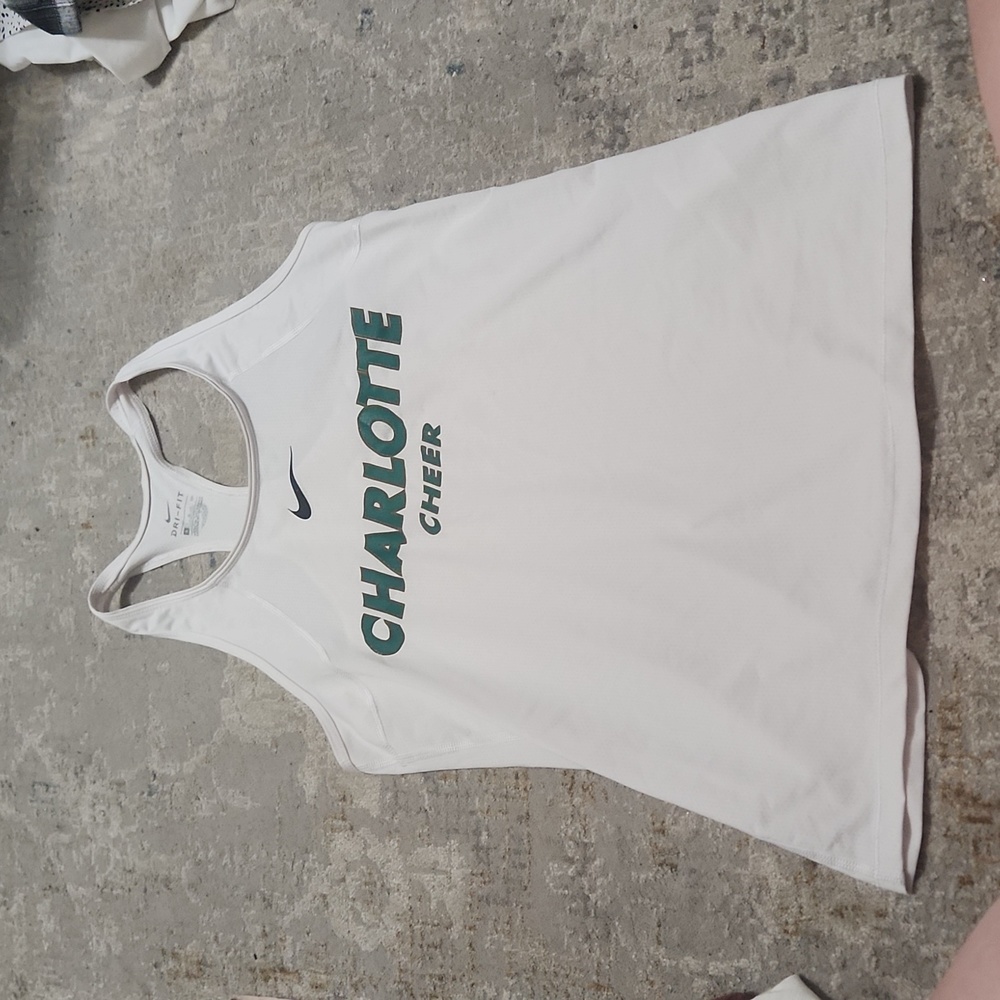 nike dri fit Charlotte cheer tank